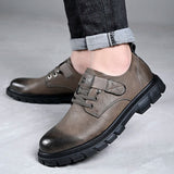 Platform Shoes Men's Casual Shoes Sneakers Luxury Outdoor Genuine Leather Non-slip MartLion   