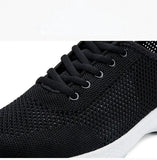 Men's Sports Shoes Ultra-light Mesh Breathable Solid Color Deodorization Platform Casual Round Head MartLion   