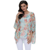 Women Blouses Style Batwing Casual Summer Blouse Shirt Woman MartLion   