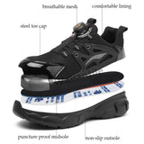 Protective Safety Work Shoes Men's Construction Working Boots Anti-smashing Puncture Proof Indestructible Sneakers MartLion   