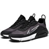 Men's leisure sports the trend breathable thick sole wear resistant air cushion running shoes MartLion   