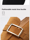 Men's Shoes Trend Casual Suede Oxford Wedding Leather Dress Flats Zapatillas Hombre - MartLion