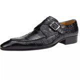 Men's Oxford Shoes Genuine Cow Leather Exquisite Hand Stitching Luxur Sapato Social Formal Wear Wedding MartLion black 39 