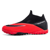 Futsal Air Soccer Shoes Football Boots Ourdoor Training Sneaker TFAG Unisex MartLion 2090-2-TF-Red 47 