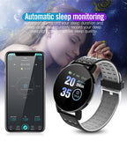 119S Smartwatch Bluetooth Smart Watch Men's Blood Pressure Women Smart Band Clock Sports Fitness Tracker Watch For Android IOS MartLion   