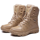 Men's Tactical Boots Waterproof Special Force Military Shoes Combat Tactical Sneakers Mart Lion Khaki Eur 39 