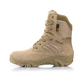 Winter Men's Boots Special Forces Combat High Boots Outdoor Sport Climb Mountains Cross Country Shoes Army Tactical MartLion camel 14 