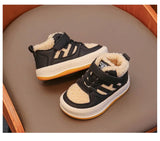 Girls Cotton Shoes Children Plush Thickened Anti-skid Boys Warm Sports Baby Soft Winter Sneakers MartLion   