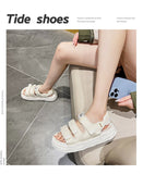  Sandal Female Summer Flat Shoes Women Student Platform Sports Beach Cool Drag Outer Wear Mart Lion - Mart Lion
