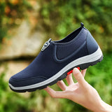 Summer Mesh Men's Casual Shoes Lightweight Sneakers Breathable Slip on Loafers Outdoor Walking Hombre MartLion   