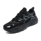 Unisex Sneakers Lightweight Casual Mesh Shoes Men's Breathable Ankle Anti-slip Footwear MartLion black 36 