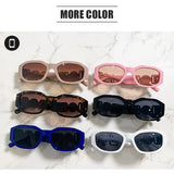 Small Rectangle Sunglasses Men's Women Square Travel Shades Vintage Retro Lunette Soleil Femme De Sol MartLion   