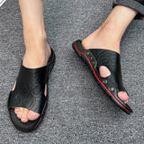 Men's Slides Slippers Summer Outside Men Sandals Breathable Classics Beach Slipper Flip Flop Anti-slip Casual Mens Shoes MartLion