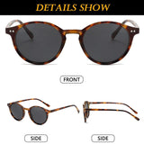 Stylish Polarized Round Sunglasses Women Men's Retro Classic MartLion   