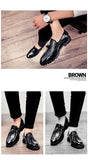 British Style Red Tassel Men's Dress Shoes Slip-on Wedding Party Loafers Zapato De Vestir Hombre MartLion   