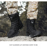  Military Boots Men's Tactical Shoes Special Force Leather Army Outdoor Hiking Mart Lion - Mart Lion