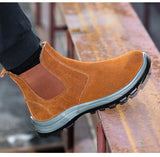  Winter Warm Work Boots Anti-scalding Anti-splash Anti-smashing Anti-piercing Safety Shoes Men's Indestructible Welder's MartLion - Mart Lion