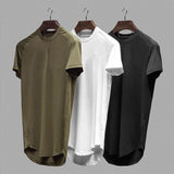 Mesh T-Shirt Clothing Tight Gym Men's Summer Tops Tees Homme Solid Quick Dry Bodybuilding Fitness Mart Lion   