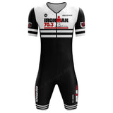 Summer Men's Short Sleeve Triathlon Race Suit Tri Sets Pro Team Cycling, Running, Swimming Jumpsuit Quick Dry Breathable Skinsuit MartLion 5 XXS 