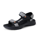 Men's Breathable Mesh Sandals Summer Lightweight Outdoor Beach Comfort Non-slip Casual Shoes MartLion GRAY 8.5 