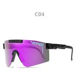 Hot Pit Viper PC Sunglasses Men's Outdoor Cycling Sport  Sun Glasses Women Wide View Mtb Goggles MartLion PVO1 C4 Only Sunglasses 