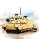 Military ww2 Cannon Assault Armored Vehicle Battle Tank Car Truck Army Weapon Building Blocks Sets  Model King Kids Toys Gift Mart Lion   