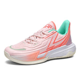 Fluorescence Basketball Sneakers Unisex Outdoor Sports Shoes Women Men's Basket Shoes MartLion Pink 878 36 CHINA