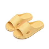 Bathroom Slipper Non Slip Shower Slides Sandals Women Men's Embossed Summer Pool Flip Flop Indoor Home Shoes Mart Lion Yellow 36-37 