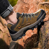 Outdoor Men's Sneaker Winter Couples Casual Shoes Mountaineering Shoes Men's Leather Walking Shoes Large Footwear MartLion