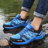 Hiking and Trekking Shoes Men's Lightweight Trekking Sport Sneakers Mountain Climbing Trekking Mart Lion   