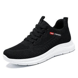 Women's Spring and Autumn Knitted Shoes Soft Sole Casual Sports sneakers MartLion G-615-Black 41 