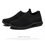 Men's Shoes for Sneakers Summer Breathable Women's Light Flat Non-slip Casual Walking Sports Lazy Red MartLion   