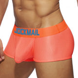 Classic Men's Underwear Sporty Breathable Mesh Boxer Briefs Transparent Underpants Gay Sissy Shorts MartLion   