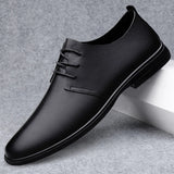 Men Dress Shoe Oxfords Lace Up Italian Men's Casual Shoes MartLion   