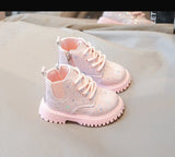 children's Martin boots 1-6 years old boys leather boots non-slip soft bottom girls baby toddler shoes MartLion