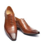 Loafers Men's Shoes Wedding Oxford Formal Dress Zapatos De Hombre De Vestir Formal Mart Lion Yellow 38 