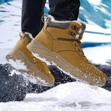 Winter Men Boots Warm  Outdoor Men's Snow Boots Non-slip Men Cotton Boots Lightweight Waterproof Working Ankle Boots MartLion   