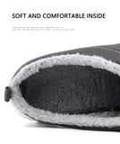 Men's Slippers Winter Summer Warm Plush Home Indoor Outdoor Couples Half Slippers Mesh Breathable MartLion   