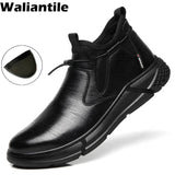 Waterproof Safety Shoes Men's Steel Toe Construction Working Boots Puncture Proof Non-slip Indestructible Work MartLion   