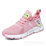 Sneakers Men's Breathable Running Red Pink Tennis Shoes Comfort Casual Walking Women Zapatillas Hombre MartLion G178-Pink 36 