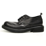 Soft Leather Men's Formal Shoes Luxury Brand Handmade Retro Genuine Leather Daily Wedding Social MartLion B 38 