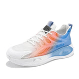 Sneakers Anti-slip Casual Running Shoes Breathable Trendy Shock Absorbing Men's MartLion white orange 39 