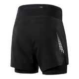 Arsuxeo Men's 2 in 1 Running Shorts High Waist Athletic Shorts Sport Workout with Pockets for Gym Jogging Tennis Mart Lion   