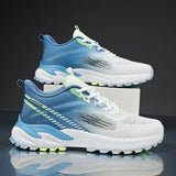 Shoes Men's Breathable Golfers Sneakers Light Weight Golf Gym MartLion   