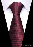 Tie For Men's Newest design Factory 7.5 cm Necktie Yellow Plaid Shirt Accessories Abraham Lincoln's birthday MartLion 12615-247  