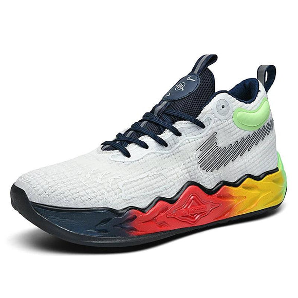  Men's sports casual trend anti-slip wear-resistant breathable basketball shoes MartLion - Mart Lion