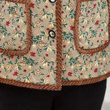 Middle-Aged Elderly Mothers Add Velvet Thicken Outerwear Warm Cotton-Padded Jacket Winter Loose Cotton Women Jacket MartLion   