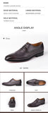 Men's Handmade Dress Shoes Real Cowhide Oxford Everyday Wear Casual Office MartLion   