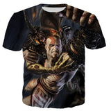 Game God of War 3D Printed T-shirt Men's Casual Style Streetwear Hip Hop Streetwear Harajuku Style Tops Mart Lion 03 XXS 
