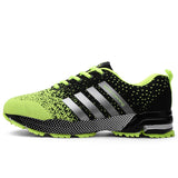 Men's Shoes Portable Breathable Running Sneakers Walking Jogging Casual Mart Lion Green 35 
